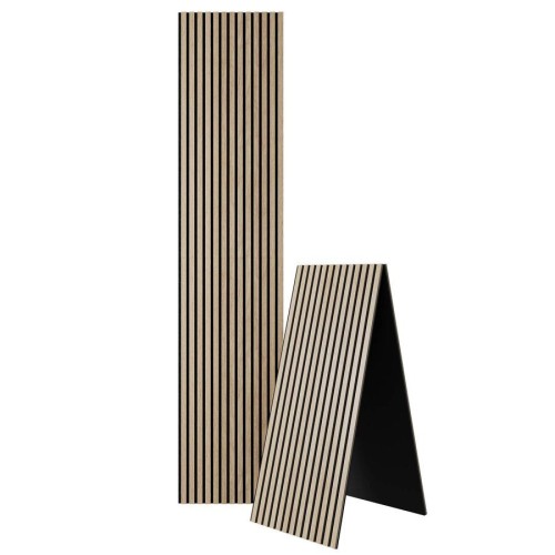 SAMONA 54-240-11-86-12 DELUXE panel akustyczny 2400x520x18mm dąb/czarny