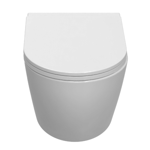 Isvea 10NF02003 INFINITY miska wc wisząca Vortex Rimless 365x53cm biały
