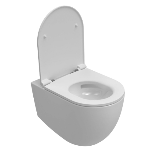 Isvea 10NF02003 INFINITY miska wc wisząca Vortex Rimless 365x53cm biały