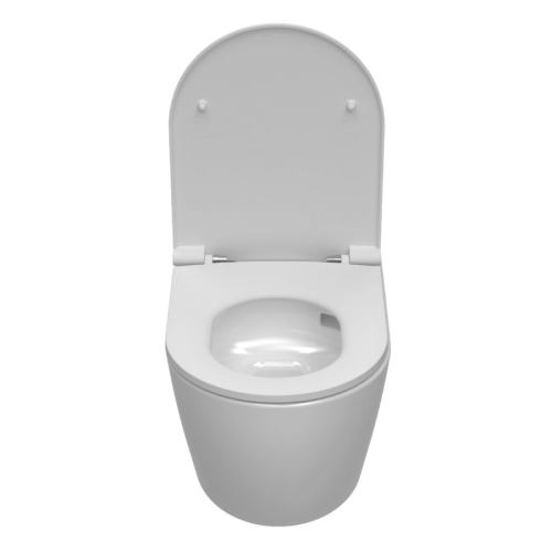 Isvea 10NF02003 INFINITY miska wc wisząca Vortex Rimless 365x53cm biały