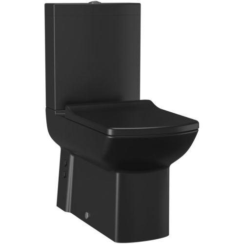CREAVIT KC1603.01.2100E LARA deska wc SLIM Soft Close czarny mat