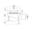 Odpływ liniowy Wiper MCR Revers Drop 50 110 cm Gold mat 500.0703.46.110