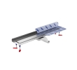 Odpływ liniowy Wiper New Invisible ZK Snake 120 cm szlif/mat 500.0804.00.120