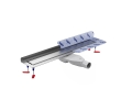 Odpływ liniowy Wiper New Invisible ZK Snake 360 110 cm szlif/mat 500.0904.00.110