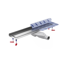 Odpływ liniowy Wiper New Invisible ZK Snake 360 110 cm szlif/mat 500.0904.00.110