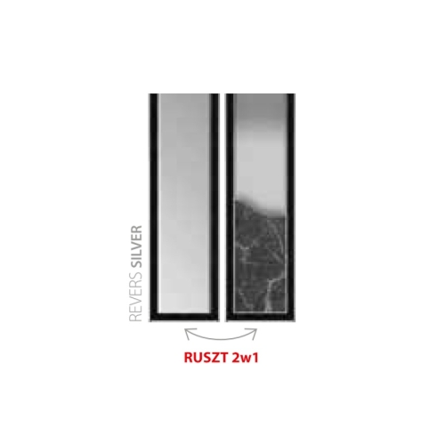 Odpływ liniowy Wiper MCR Revers Curling 50 cm Silver szlif 500.0704.02.050